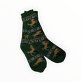 Prancing Horses on Heavier Alpaca Socks