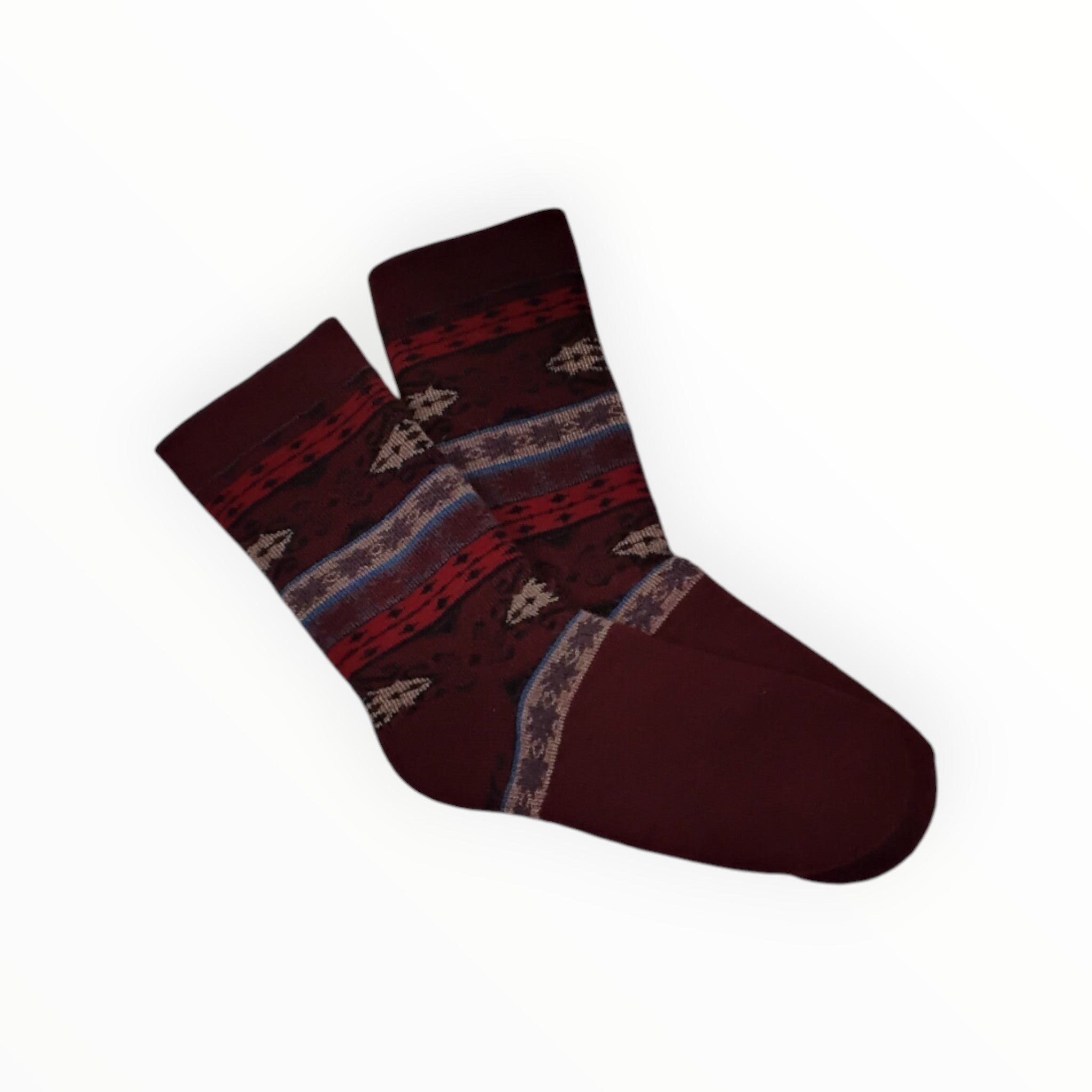 Alpaca Southern Diamond Pattern Socks