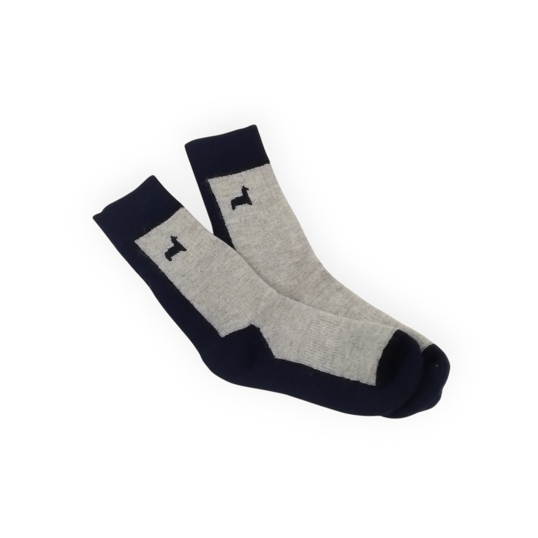 Over-the-Calf Hiking Socks with Alpaca Silhouette
