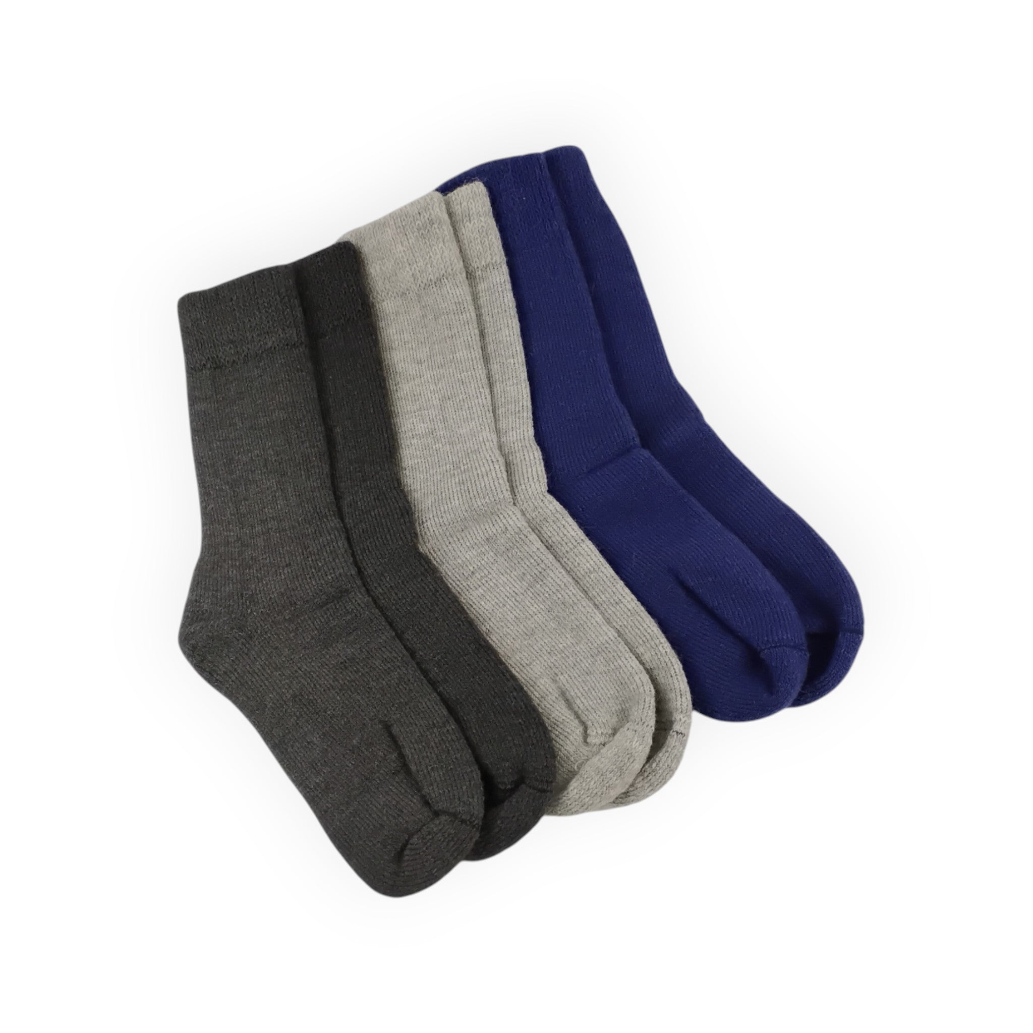Alpaca Solid Boot Crew Socks