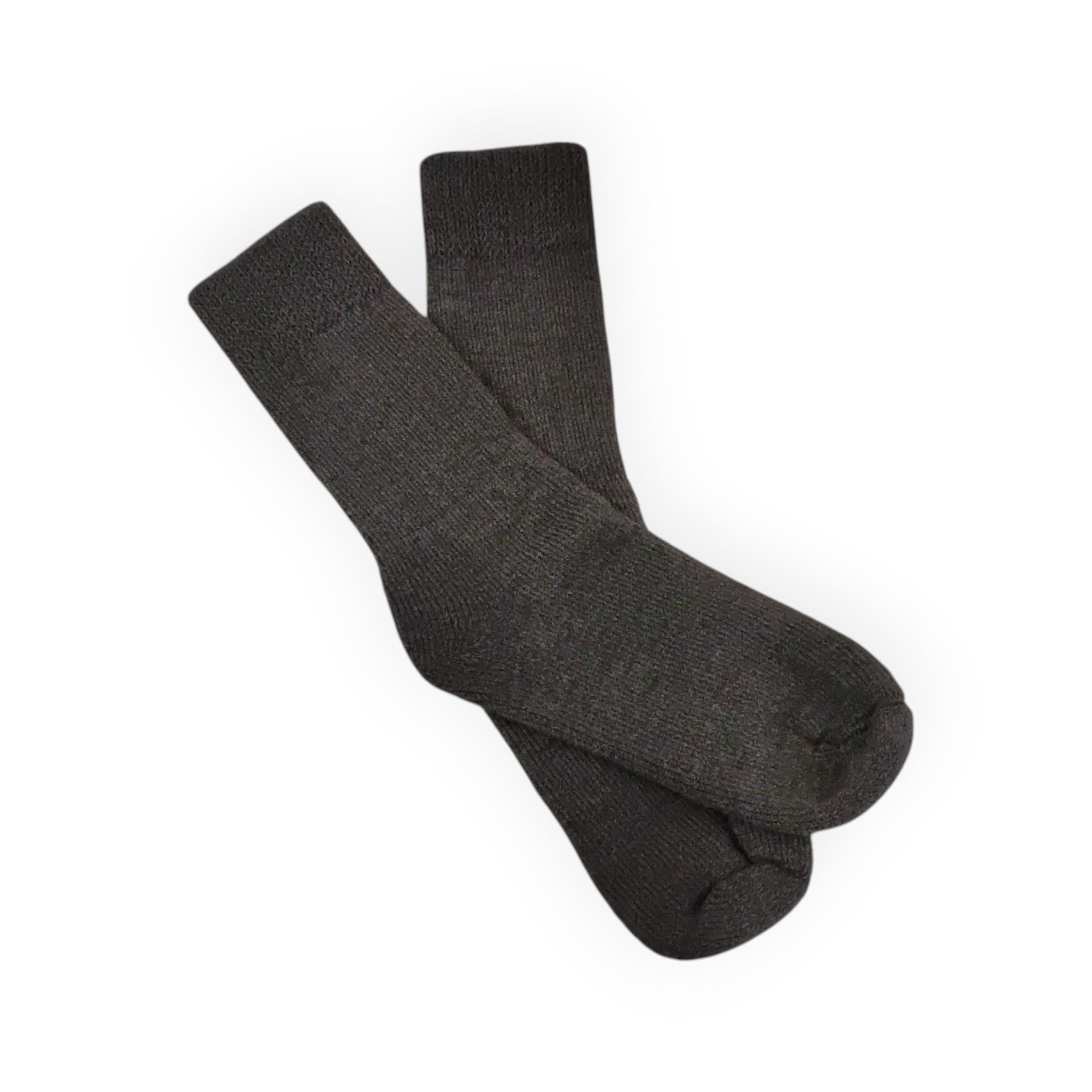 Alpaca Solid Boot Crew Socks