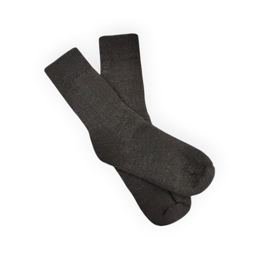 Alpaca Solid Boot Crew Socks