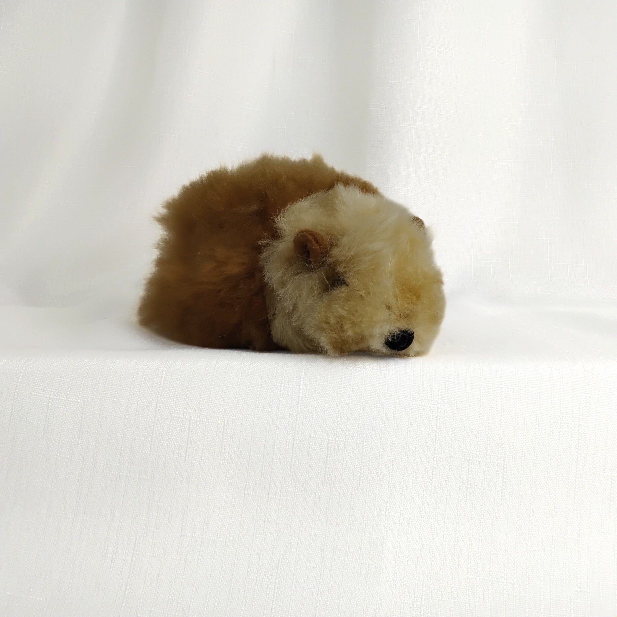 Medium Guinea Pig Stuffed Animal Alpaca Fluff in Natural Colors