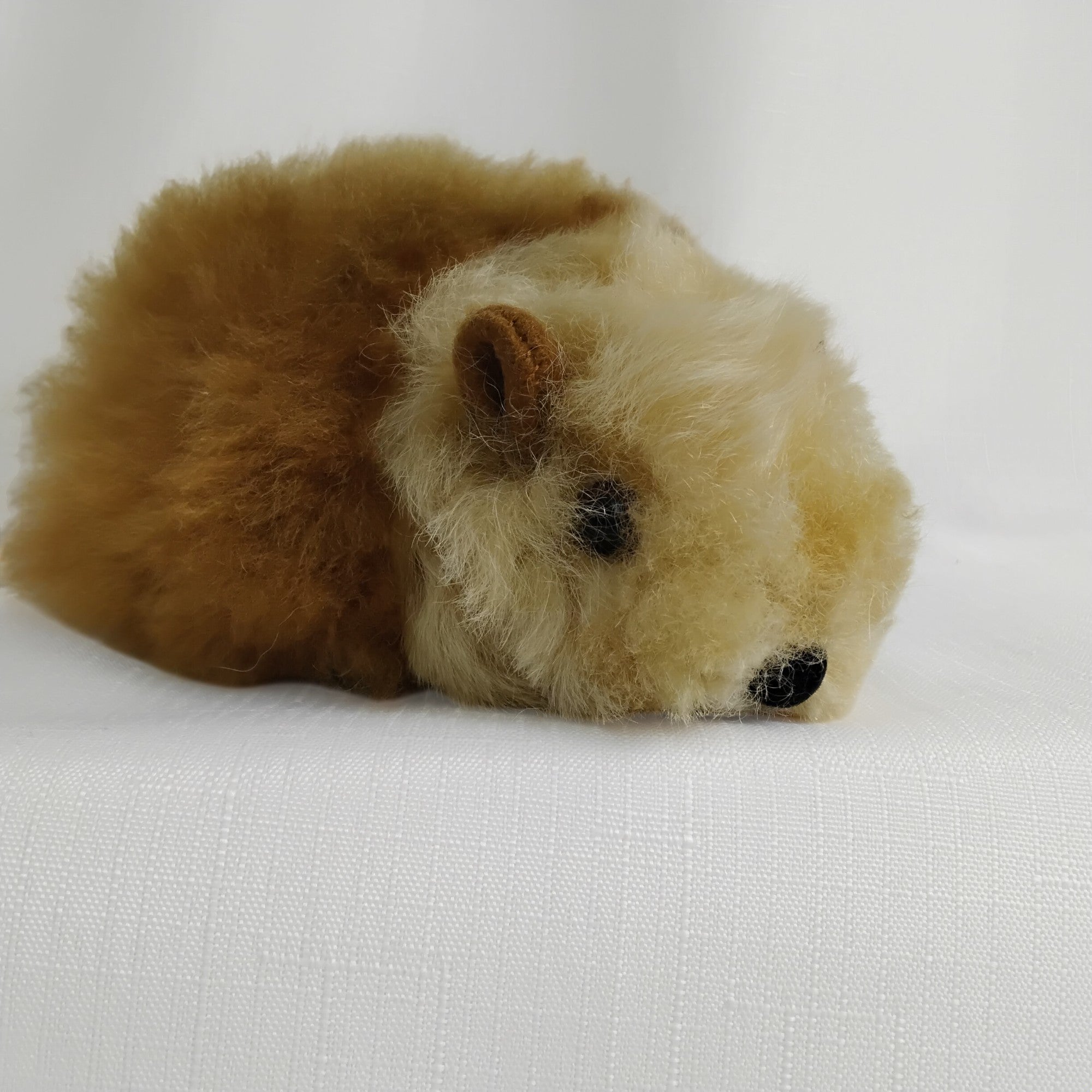 Medium Guinea Pig Stuffed Animal Alpaca Fluff in Natural Colors
