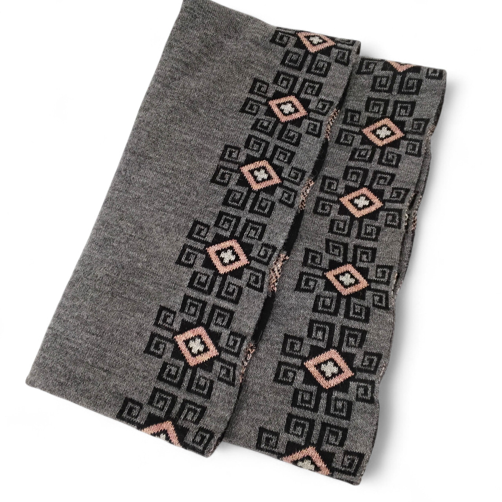 Grey Diamond Infinity Scarf