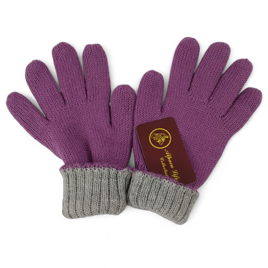 Reversible 100 Percent Alpaca Gloves