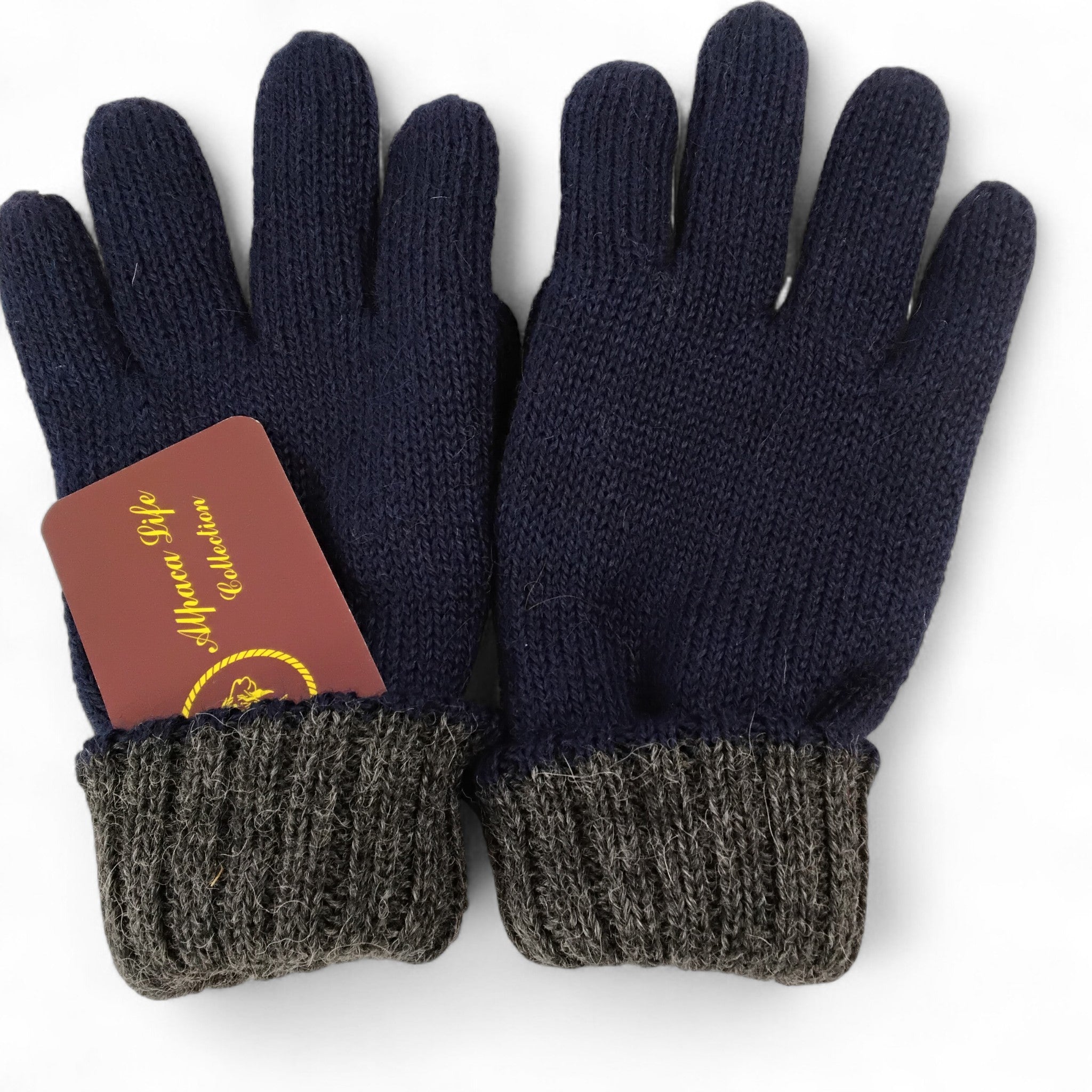 Reversible 100 Percent Alpaca Gloves