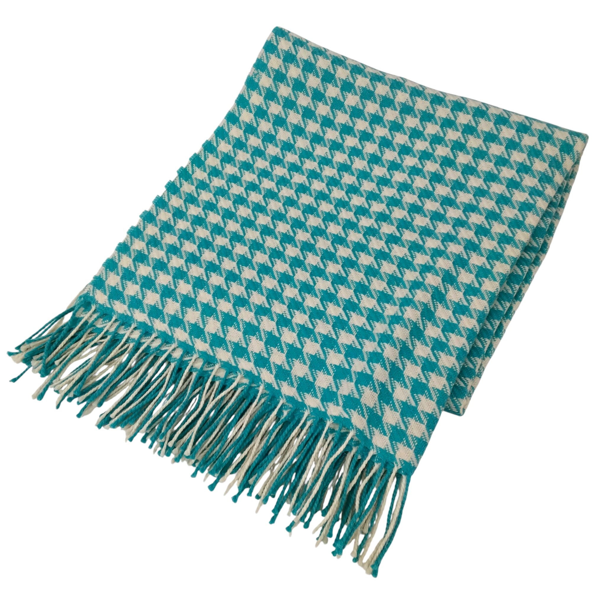 Houndstooth Alpaca Throw
