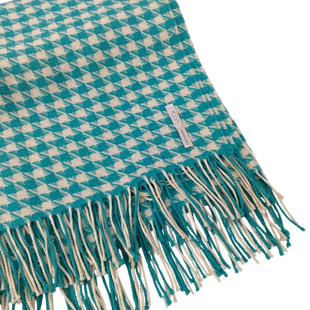 Houndstooth Alpaca Throw