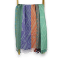 Multicolor Manta Diamond Baby Alpaca Throw