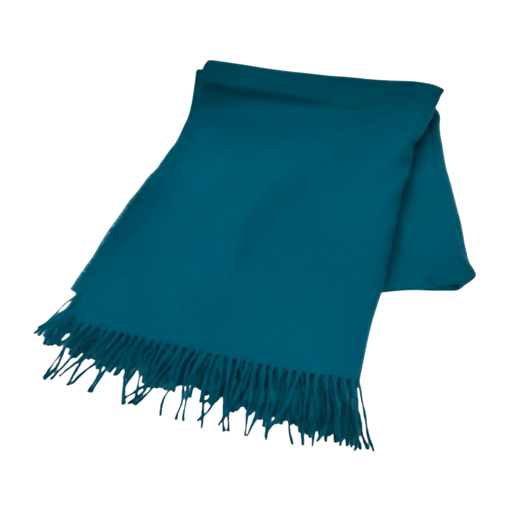 Solid Color Baby Alpaca Throw