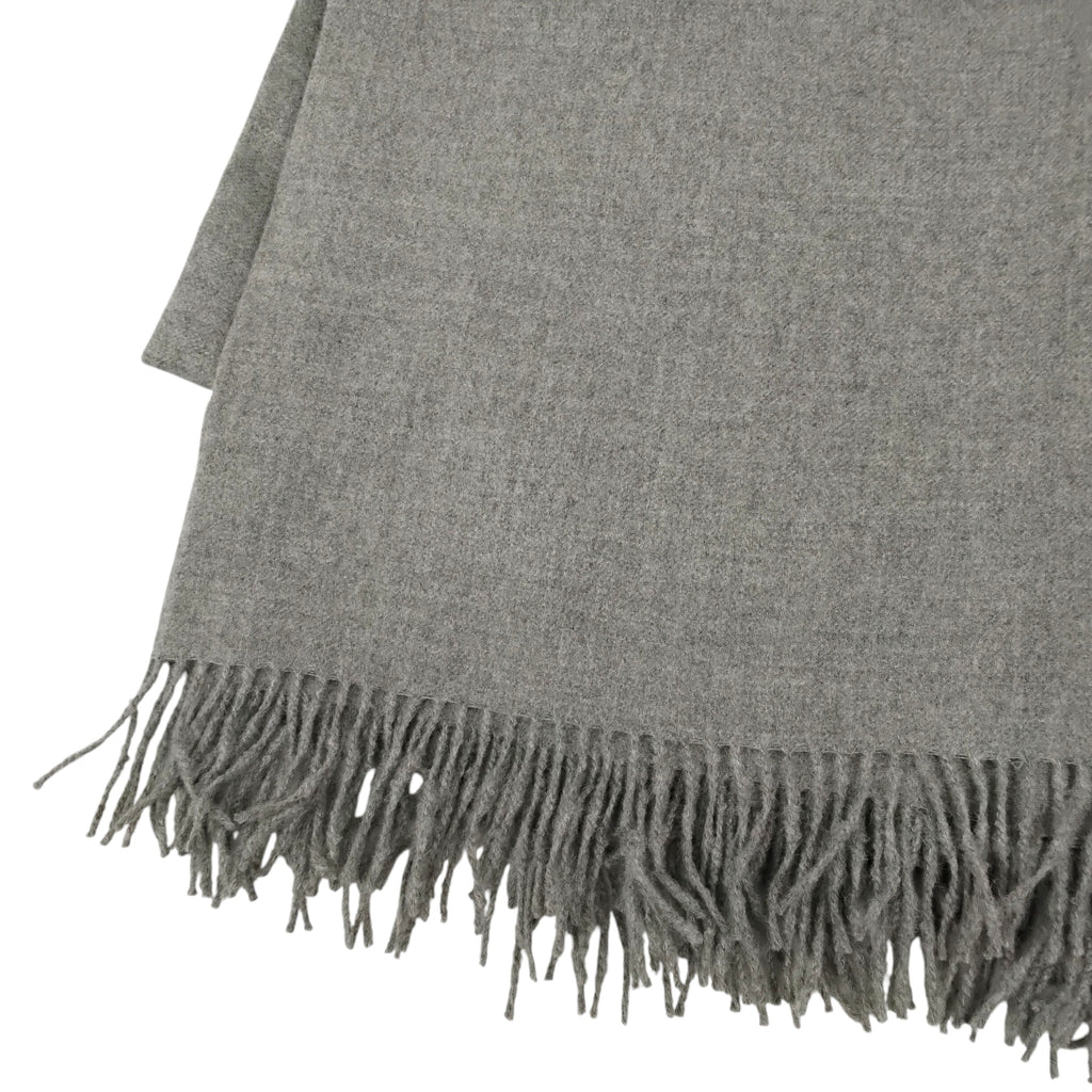 Solid Color Baby Alpaca Throw