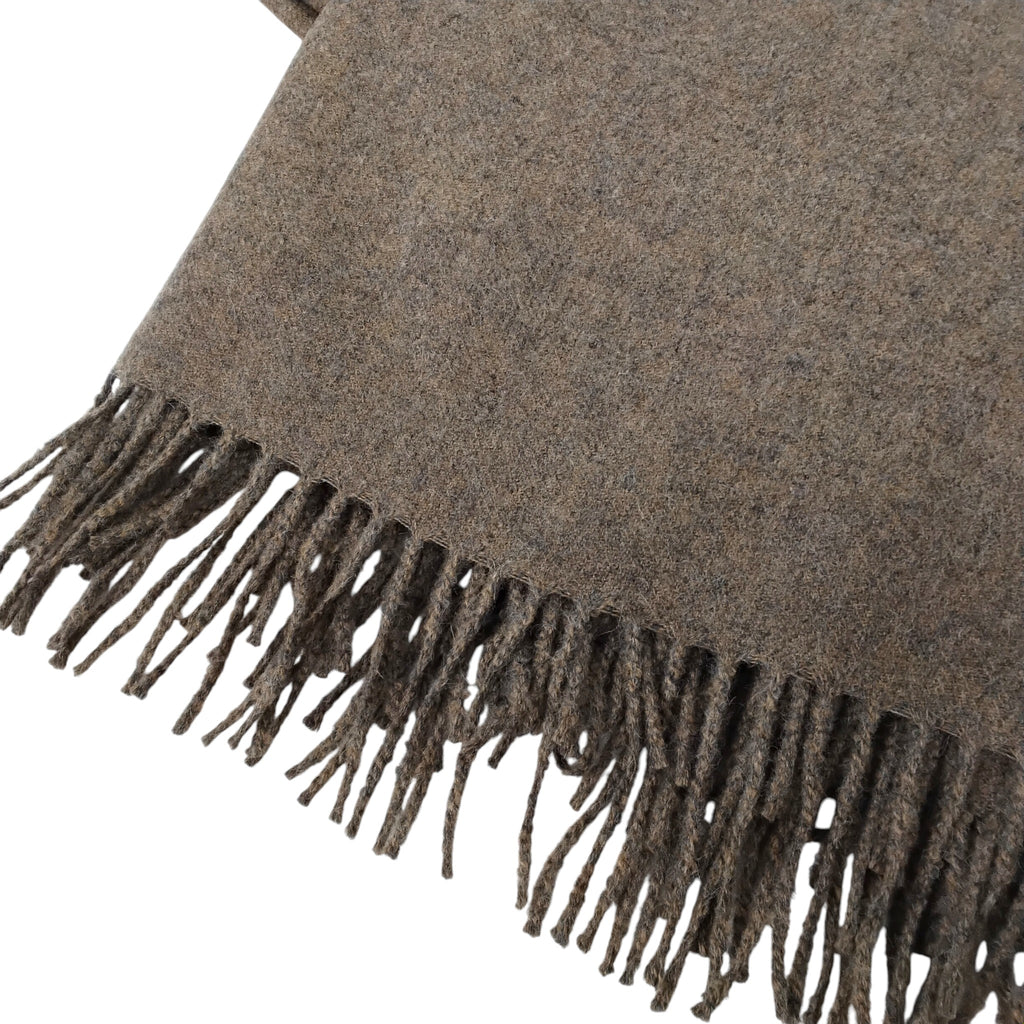 Solid Color Baby Alpaca Throw