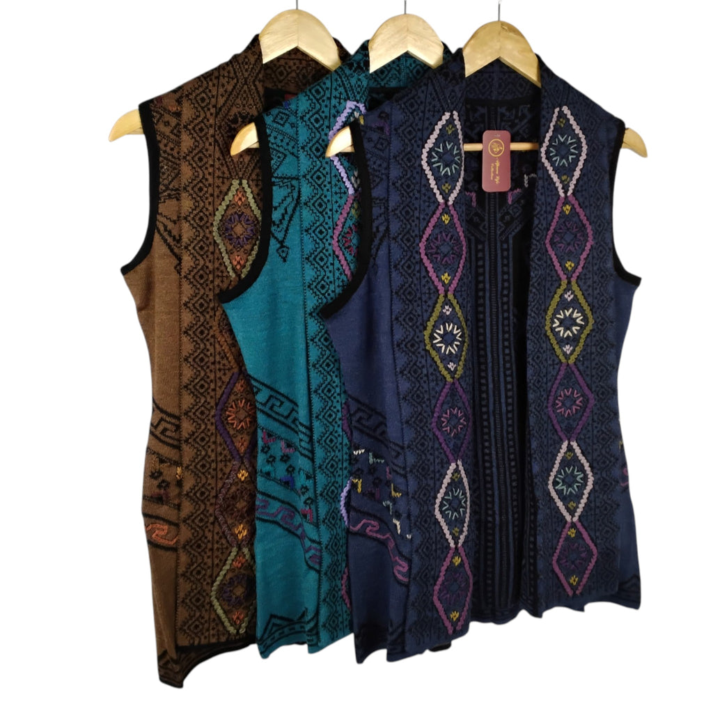 Olivia Design Short Open Front Sweater Vest