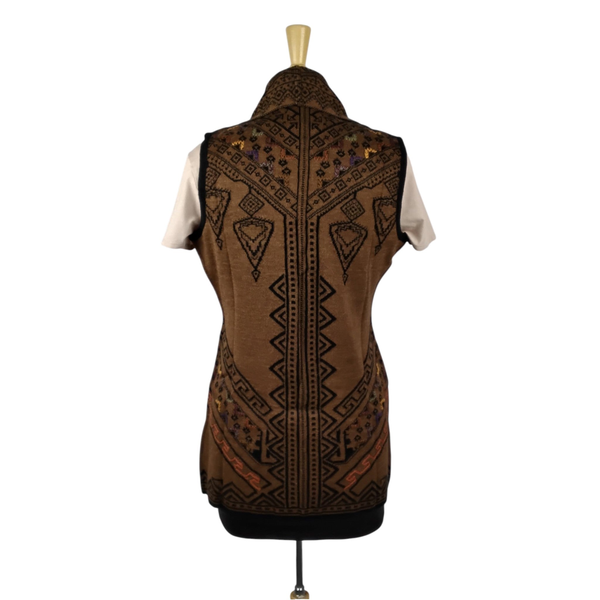 Olivia Design Short Open Front Sweater Vest