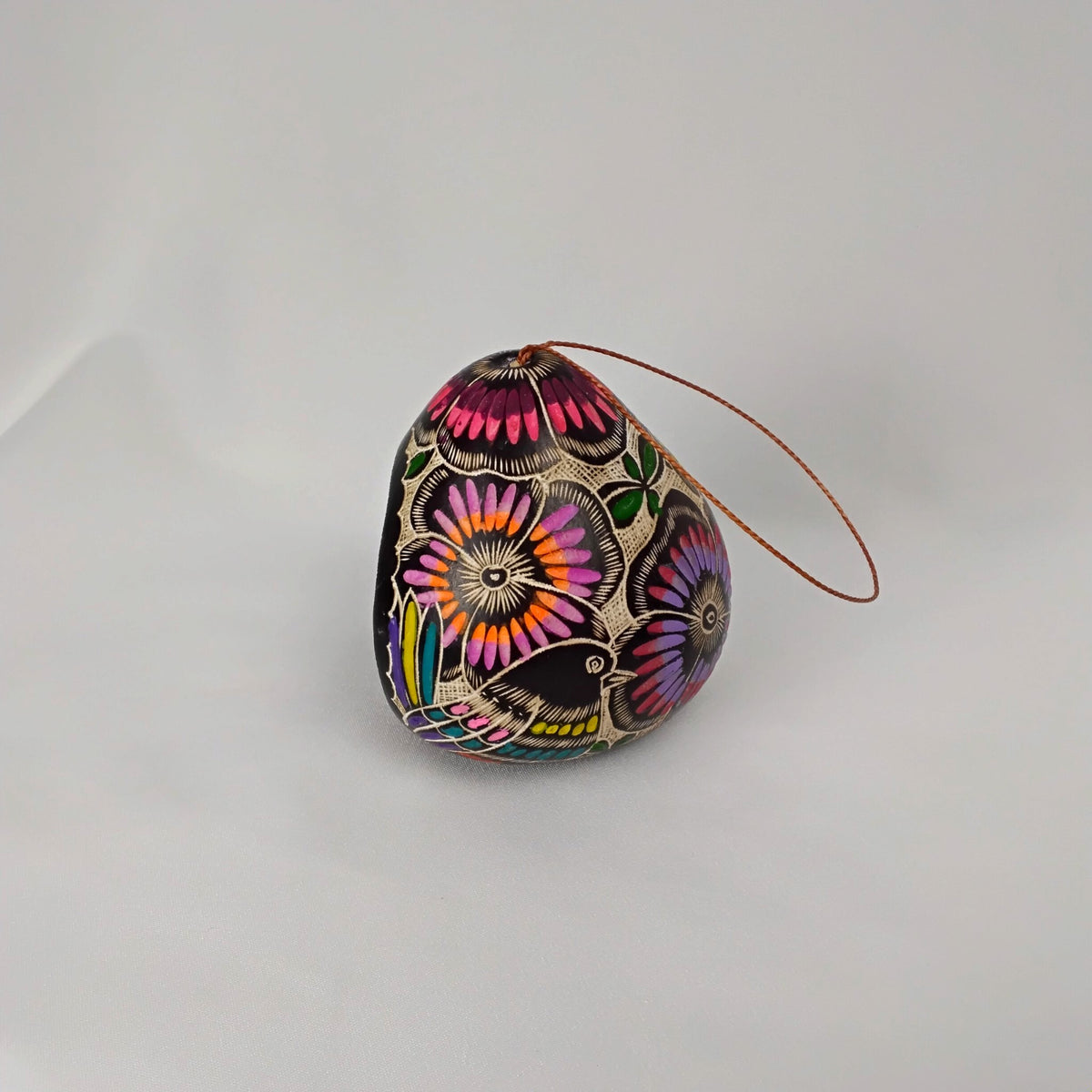 Premium Hand-Painted Nativity Gourd Ornament