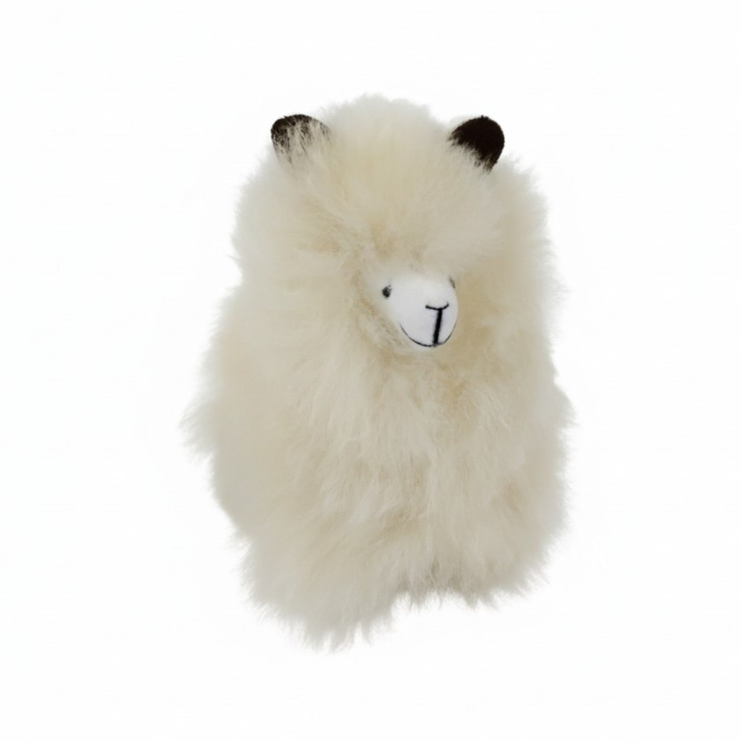 Fluffy Alpaca Toy with Child Safe Sewn-On Eyes, in Fun Colors!