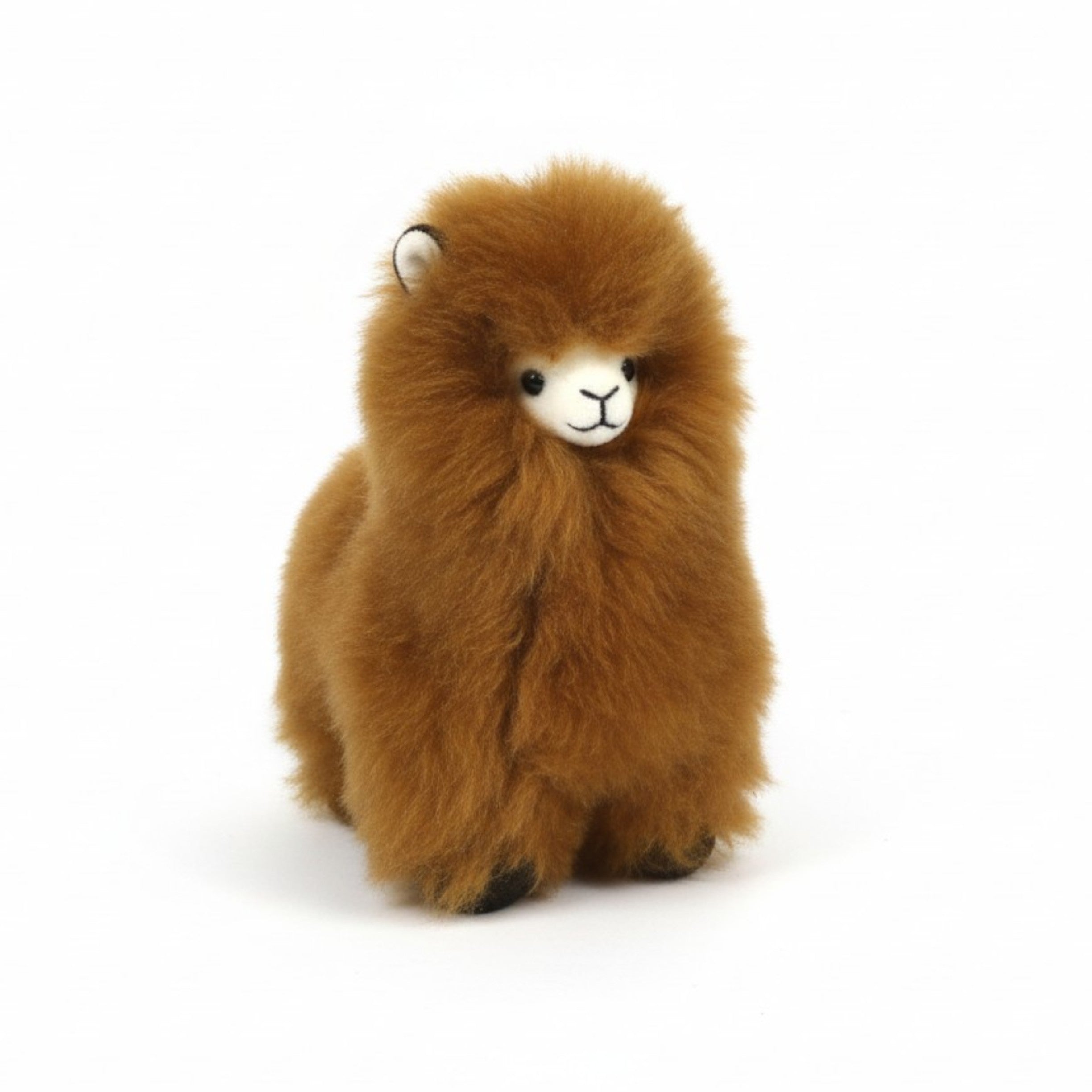Fluffy Alpaca Toy with Child Safe Sewn-On Eyes, in Fun Colors!