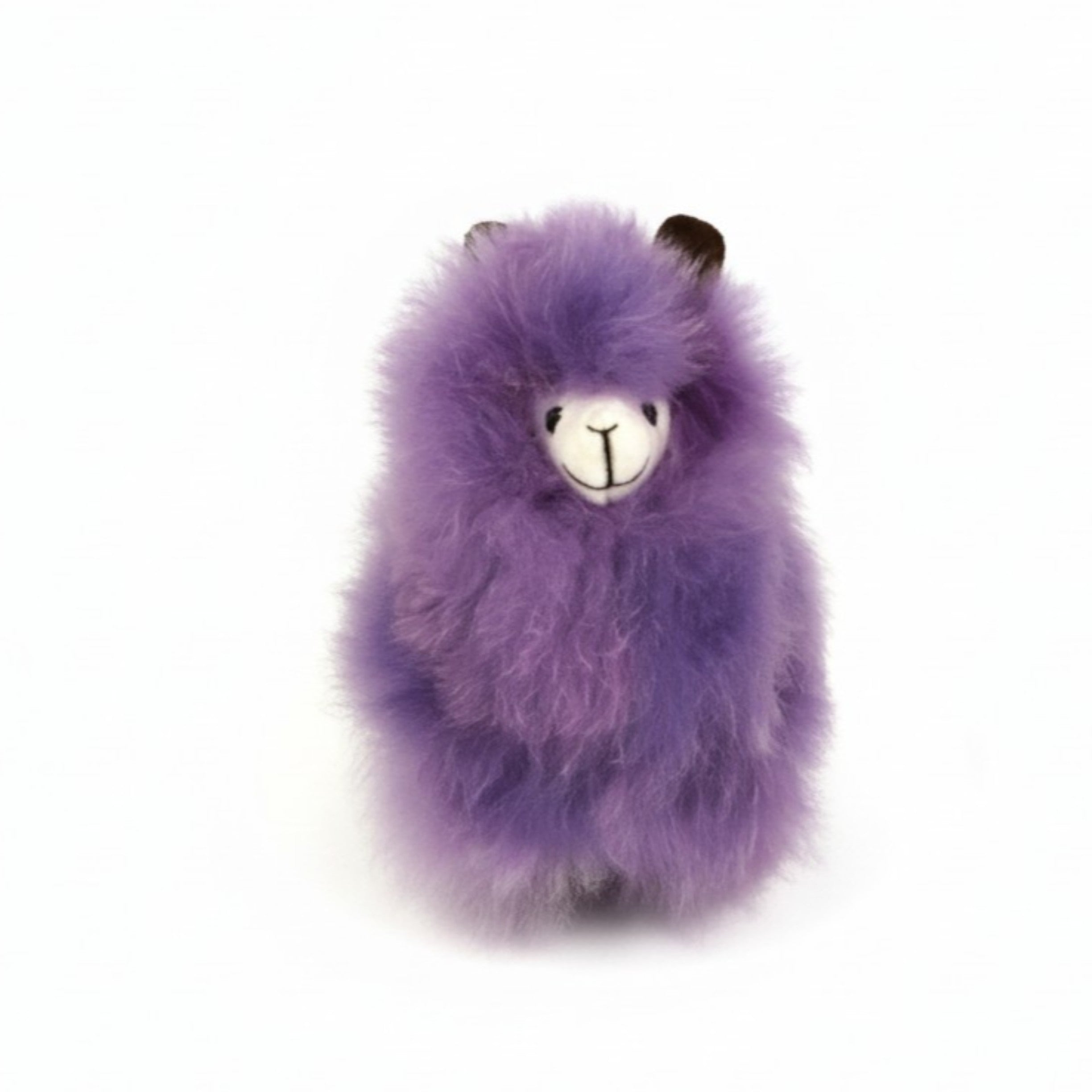 Fluffy Alpaca Toy with Child Safe Sewn-On Eyes, in Fun Colors!