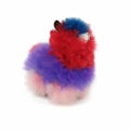 Fluffy Alpaca Toy with Child Safe Sewn-On Eyes, in Fun Colors!