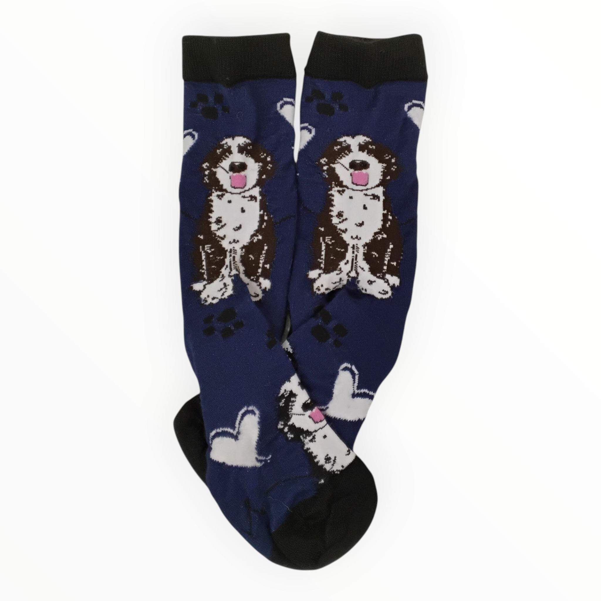Alpaca Socks with Water Dog Design