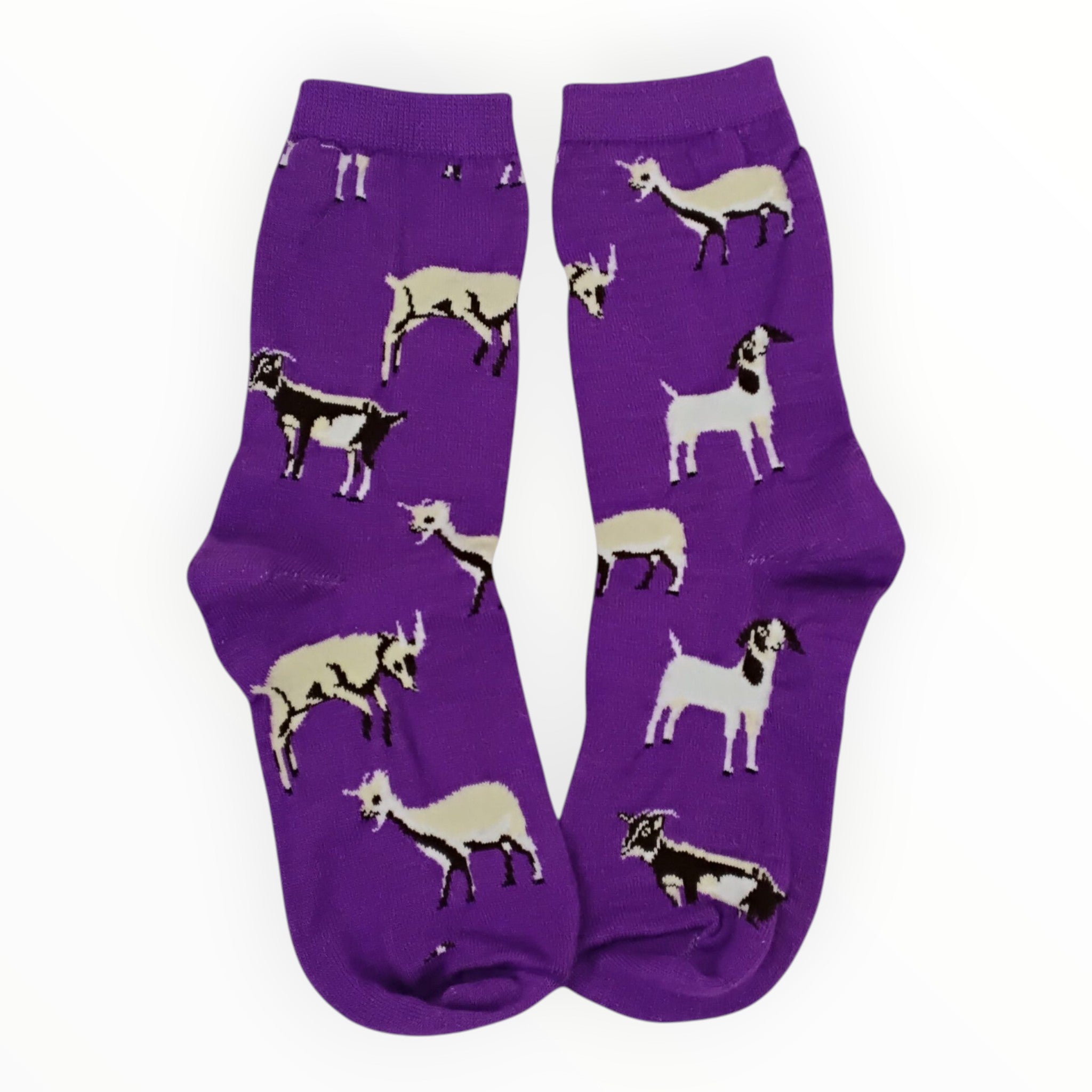 Alpaca Socks with Various Goats