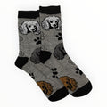 Alpaca Socks with Poodle Design