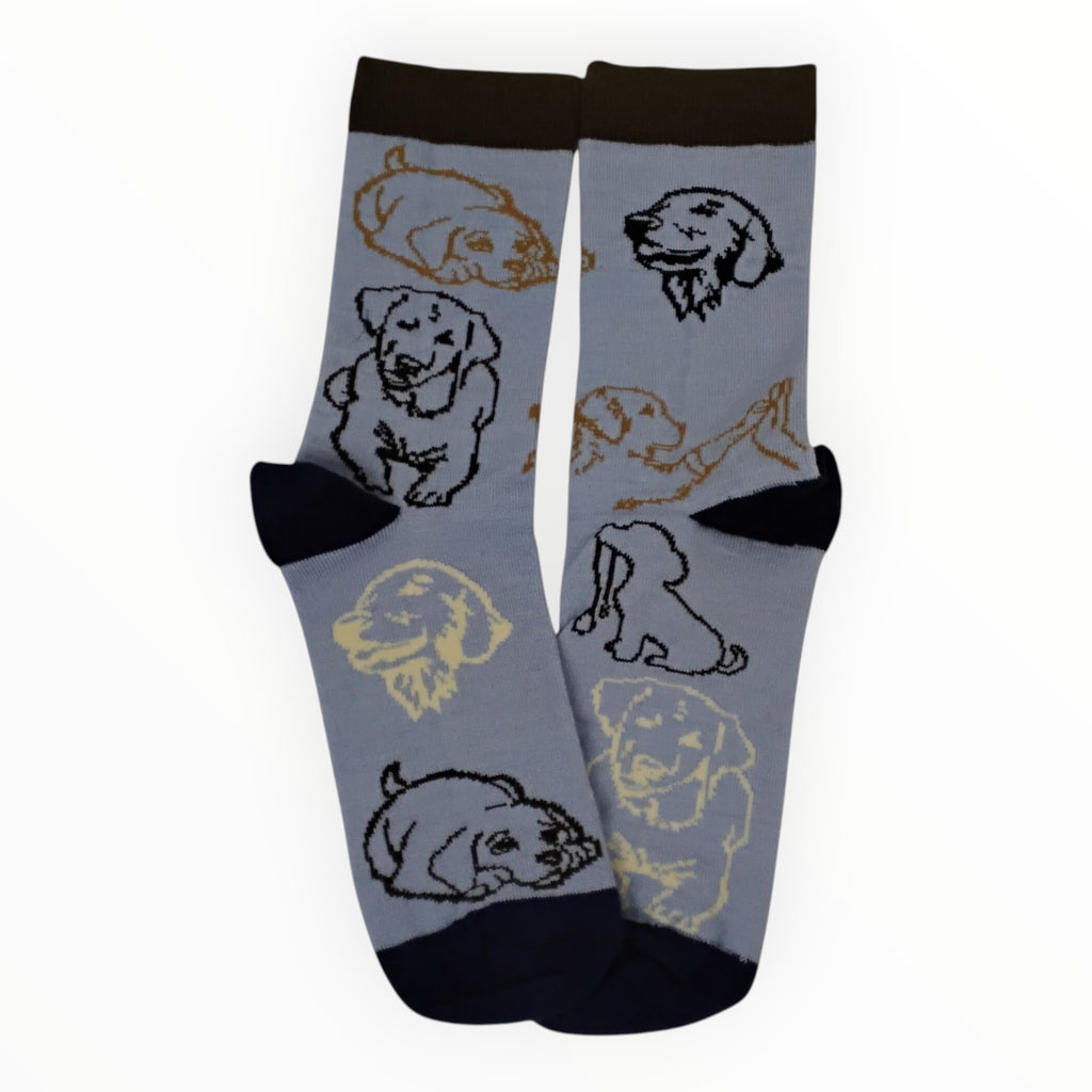 Alpaca Socks with Labrador Retriever Dogs
