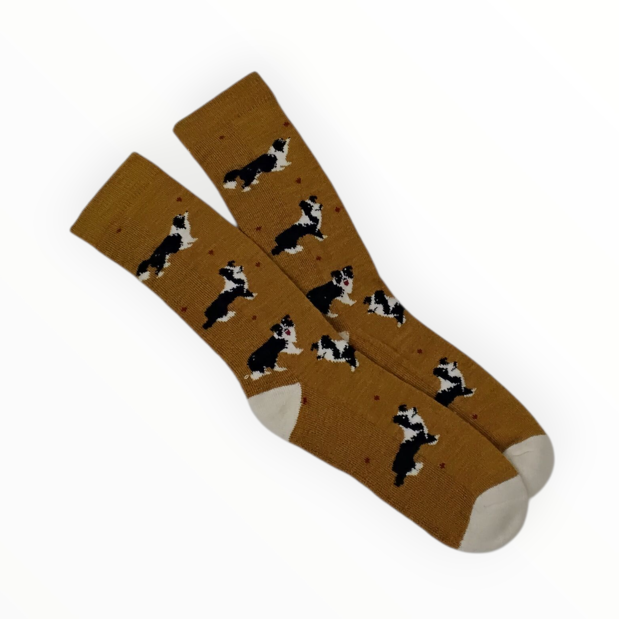 Alpaca Socks with Multiple Dog Design