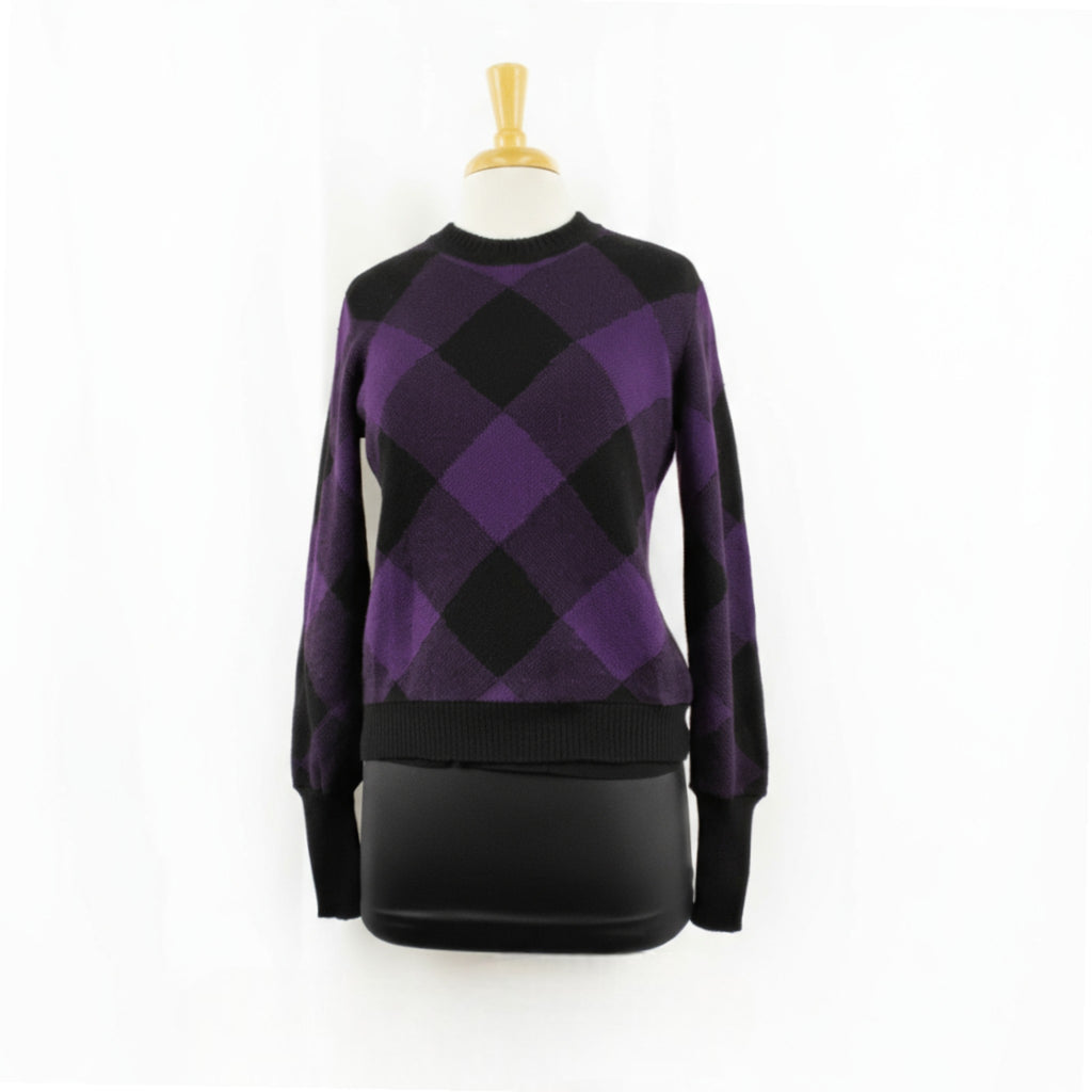 Annetta Almost Plaid Alpaca Sweater