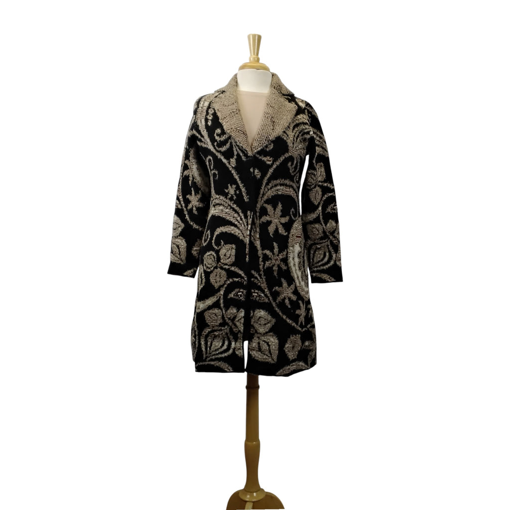 Ariel Alpaca Boucle Long Jacket Style Sweater