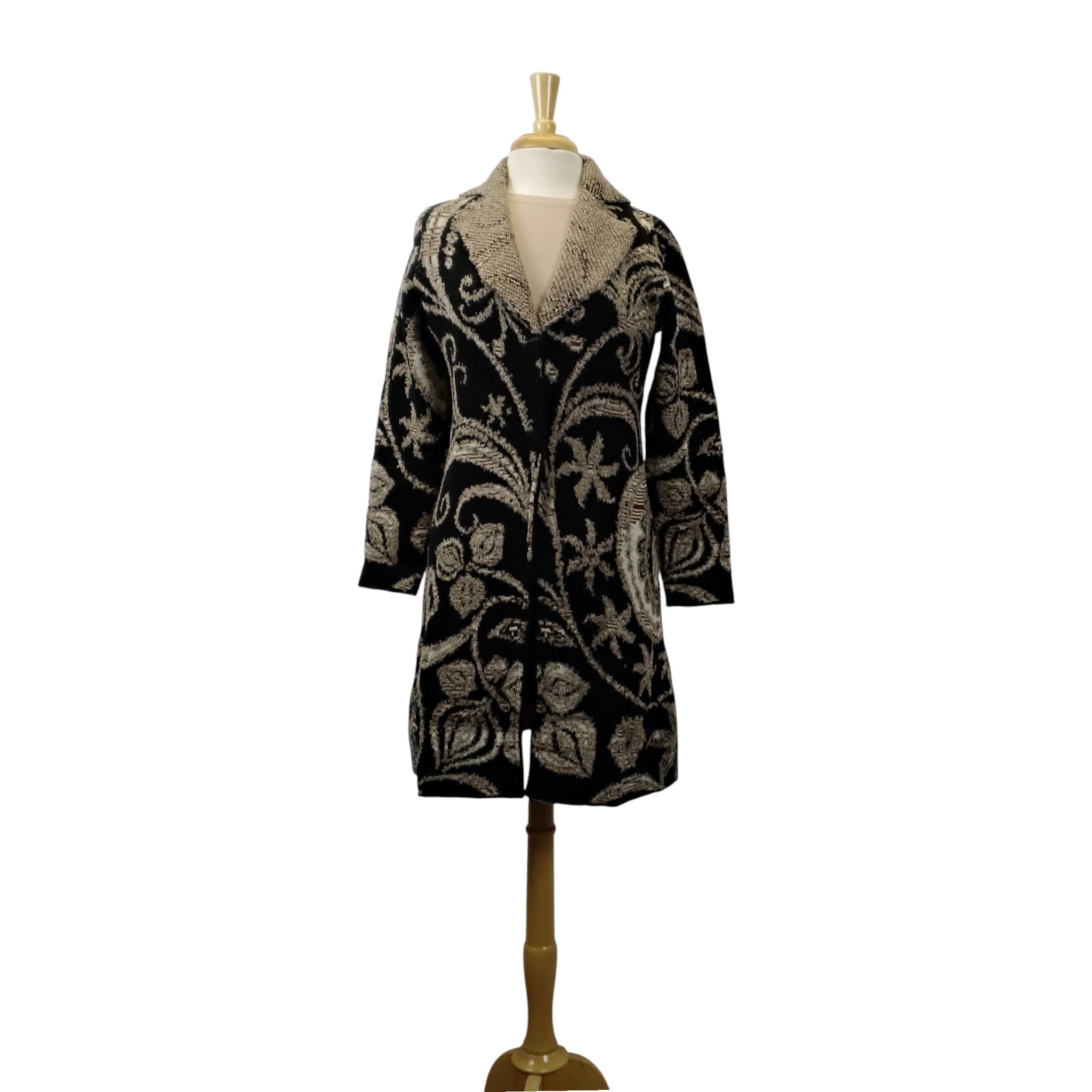 Ariel Alpaca Boucle Long Jacket Style Sweater