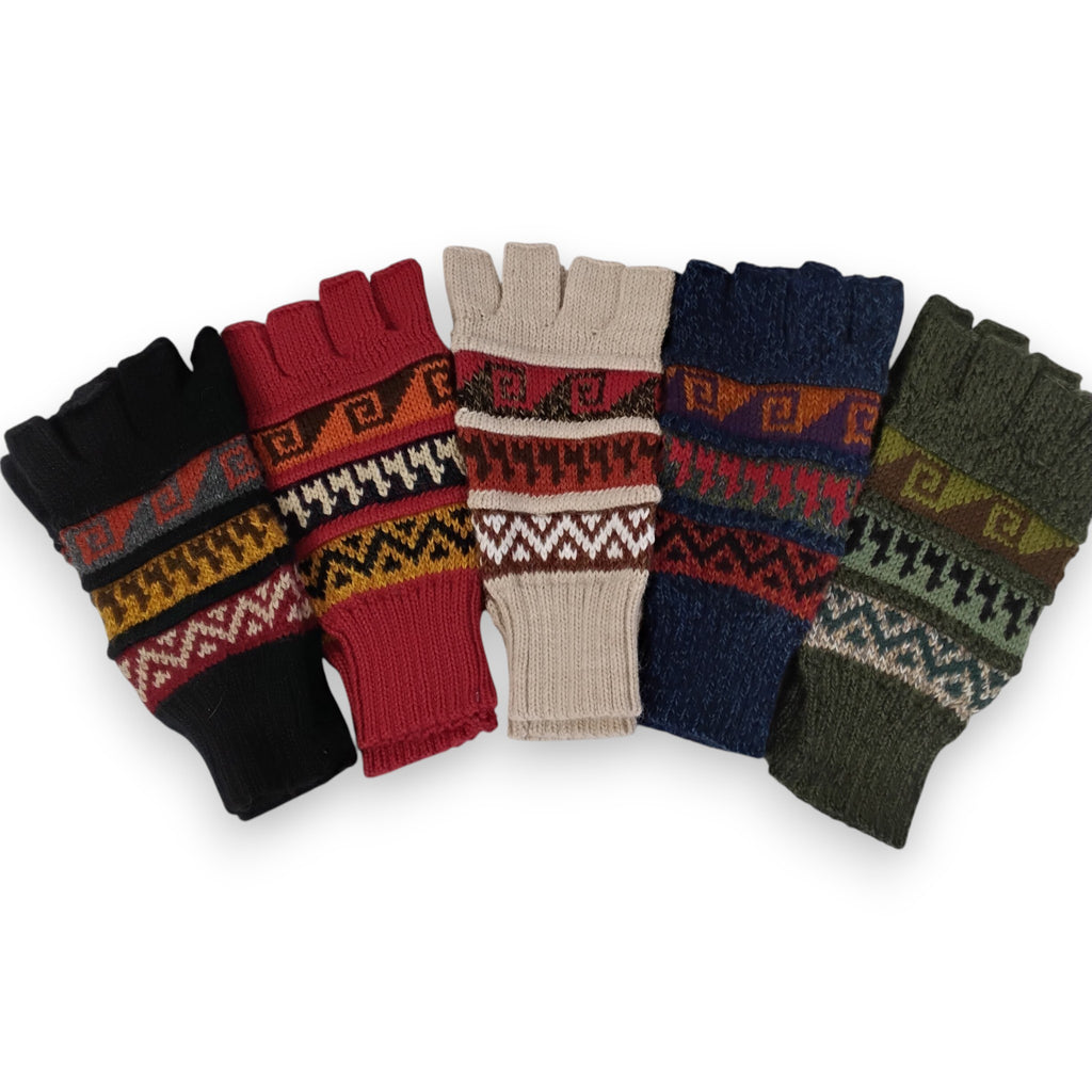 Multicolored Fingerless Glove