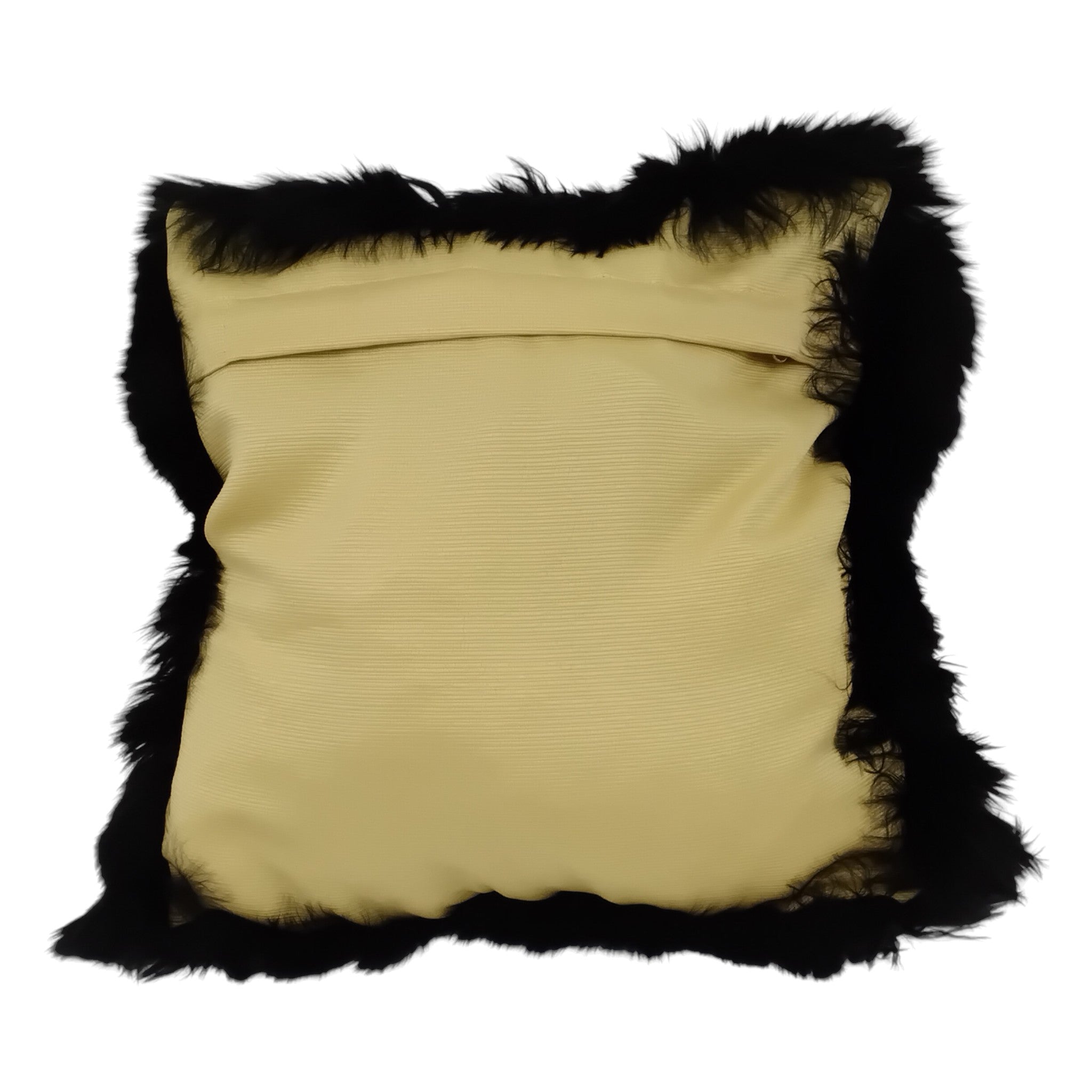 Alpaca Fur Luxe Square Throw Pillow Cover
