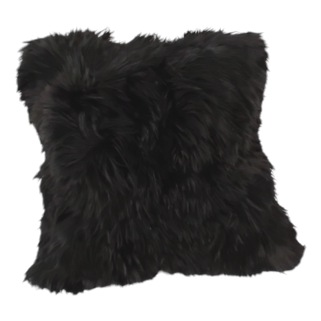 Alpaca Fur Luxe Square Throw Pillow Cover
