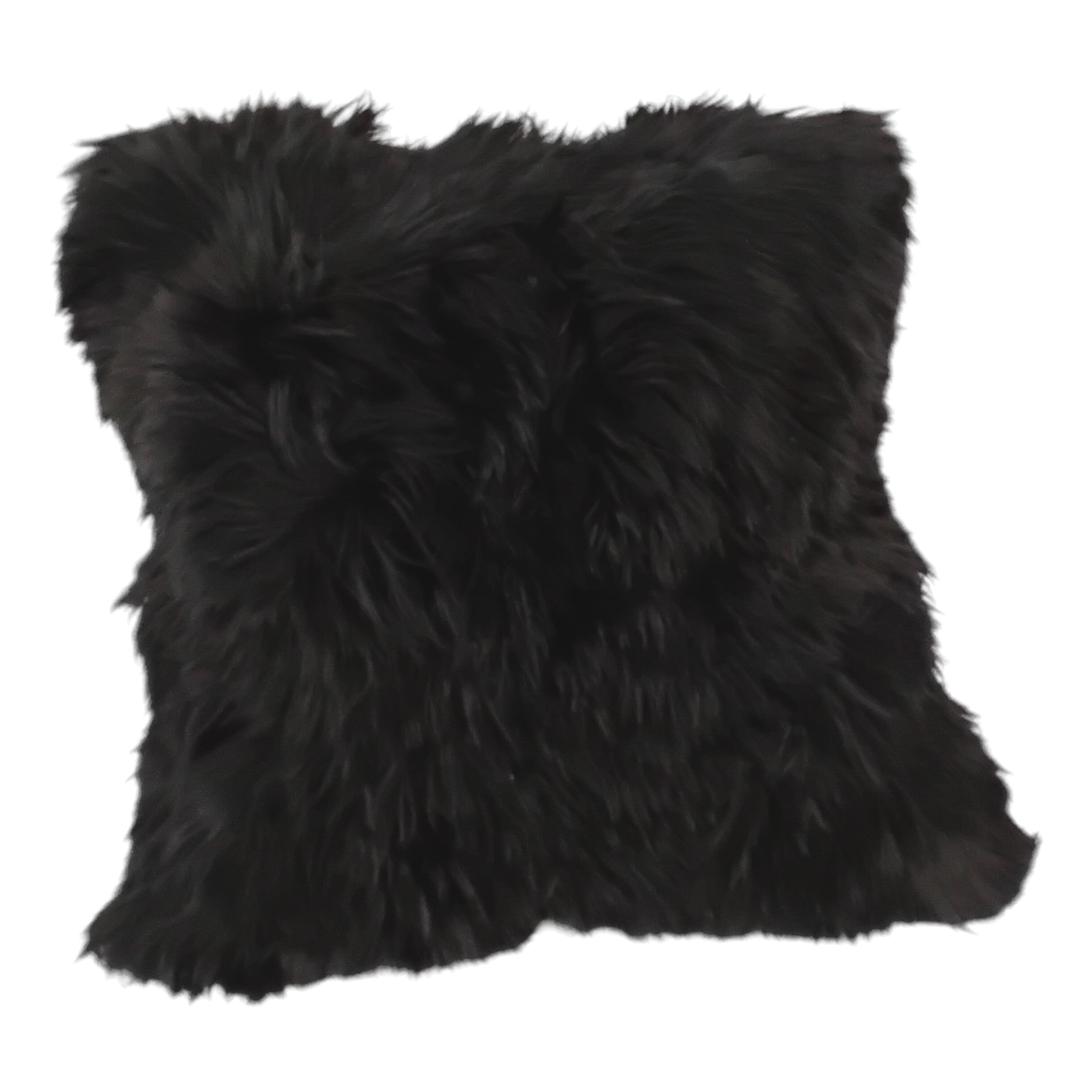 Alpaca Fur Luxe Square Throw Pillow Cover