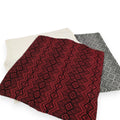 Chevron Weave Alpaca Square Throw Pillow Cover