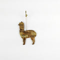 Alpaca Shaped Cork Ornament