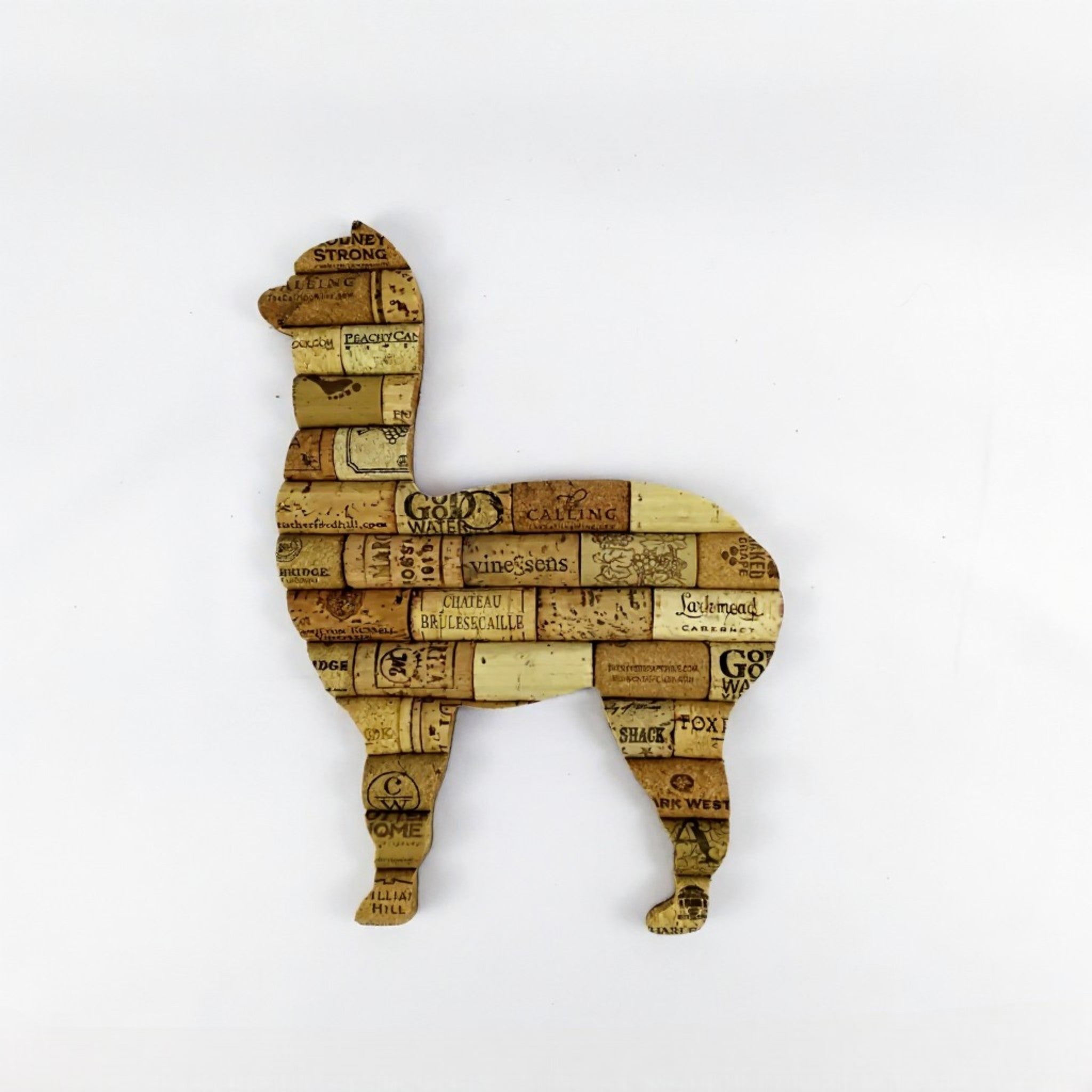Alpaca Shaped Cork Trivet or Wall Art