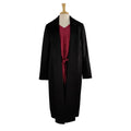 Classic Elegance Long Open Front Alpaca Coat