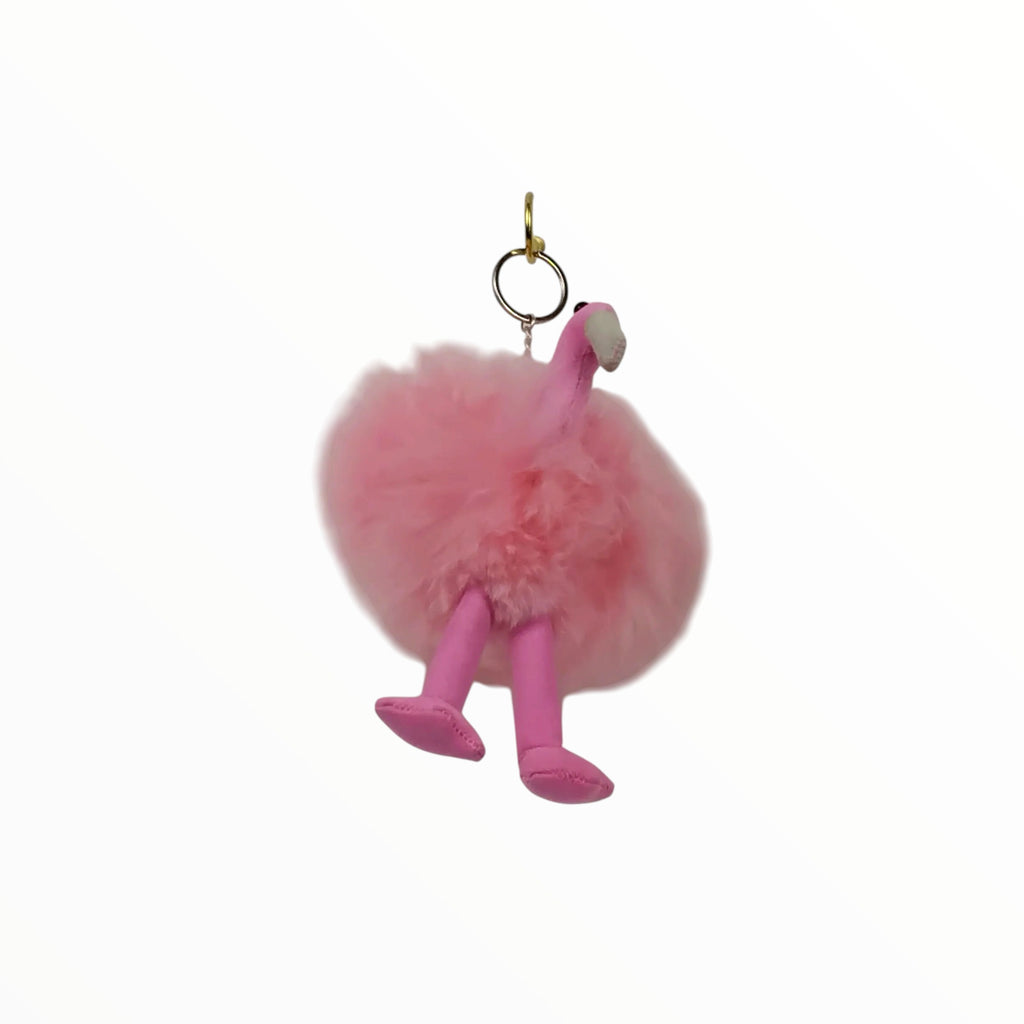Flamingo Plush Toy Keychain