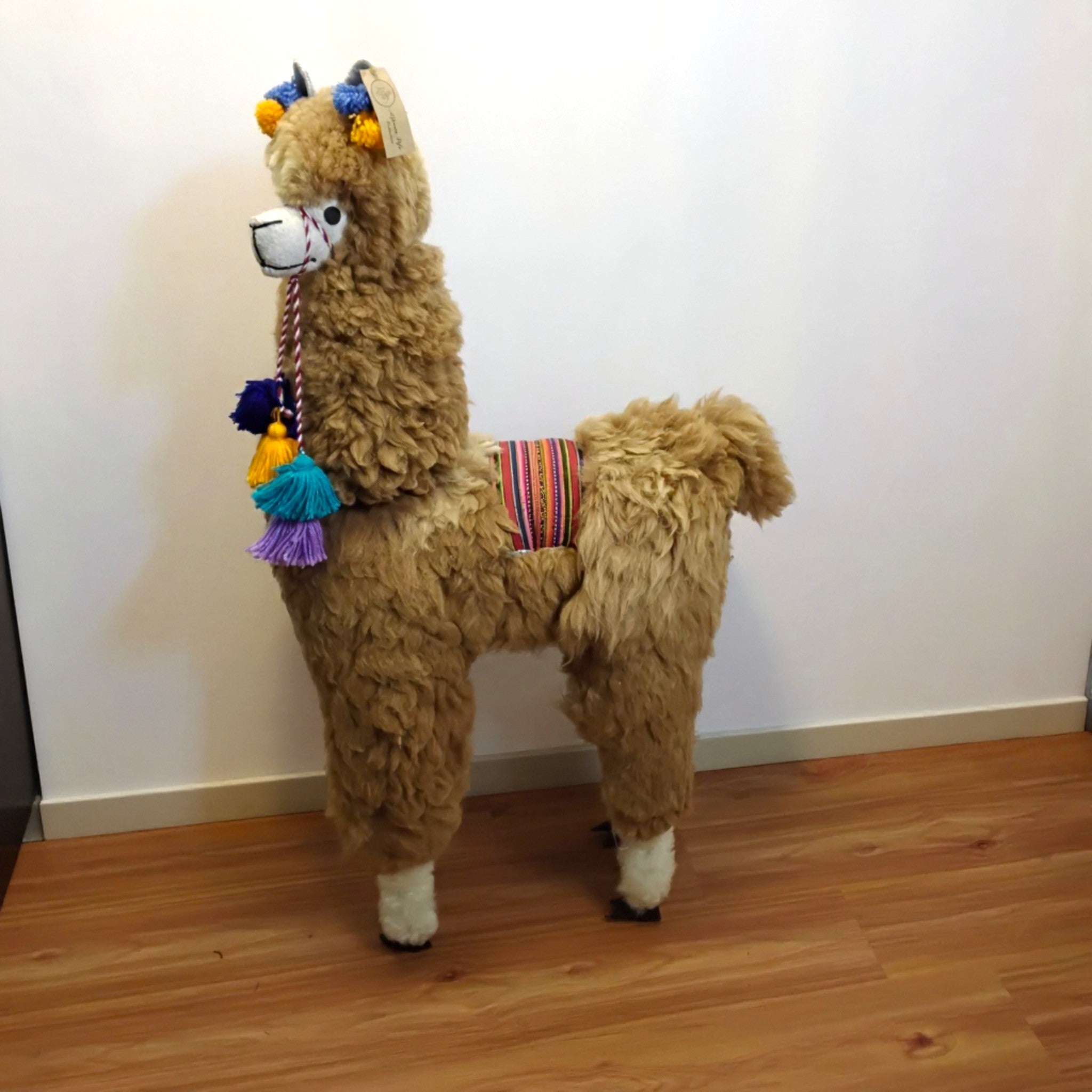 Giant 46" Plush Toy Standing Alpaca
