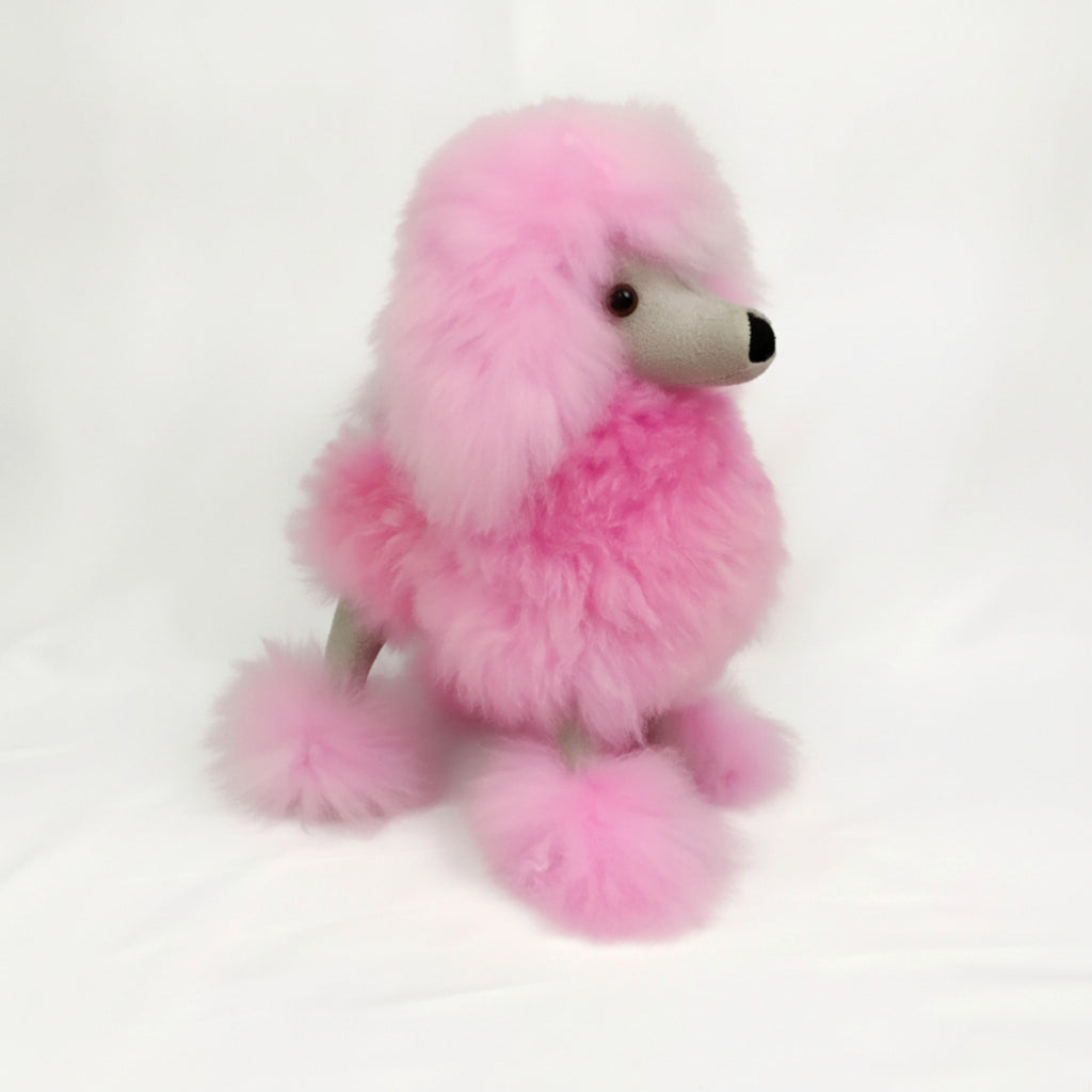 Poodle Plush Toy in Pretty Colors - Large Size