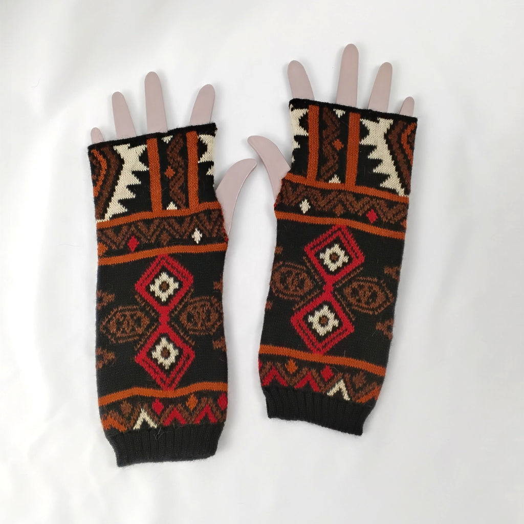 Nancy Pattern Alpaca Gauntlets