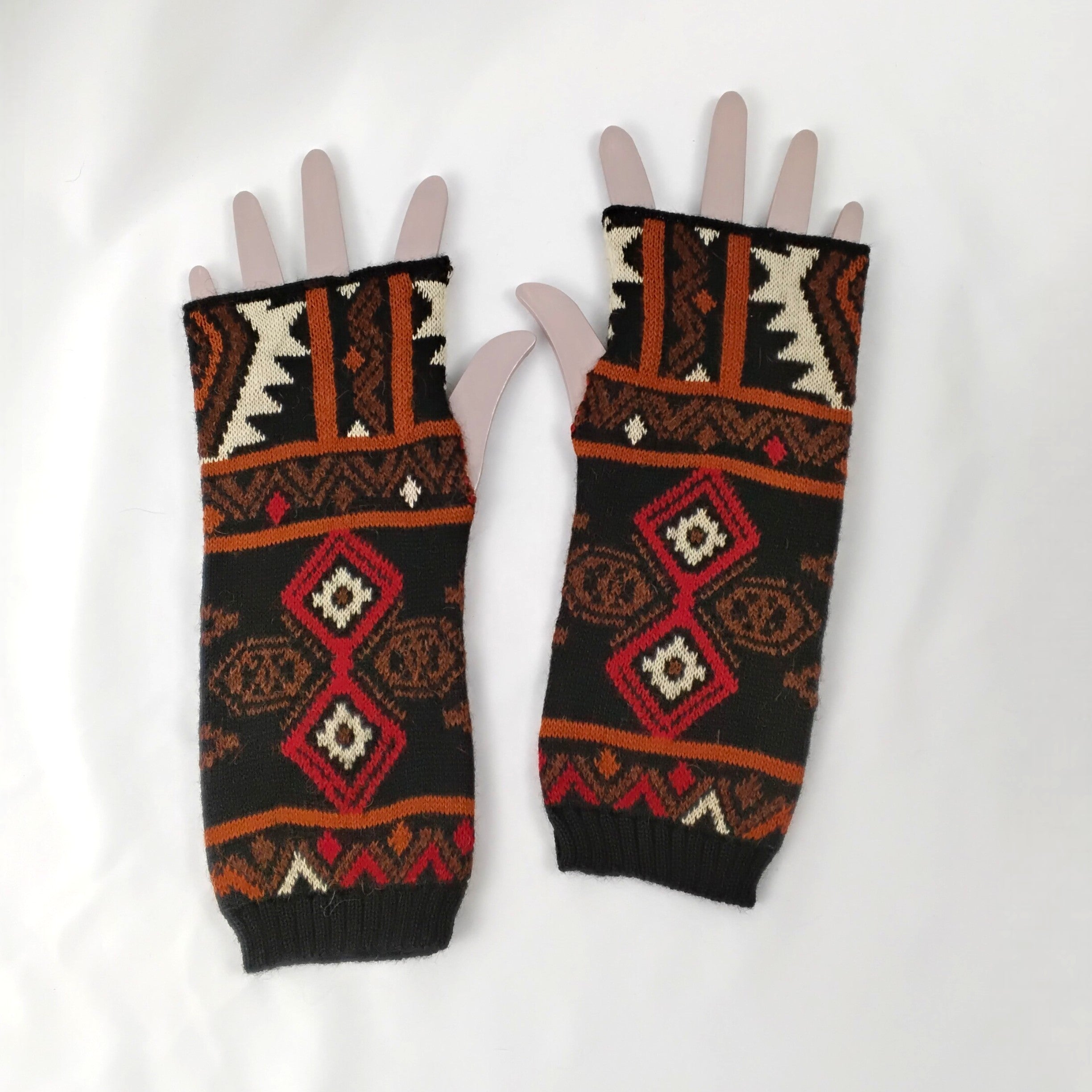 Nancy Pattern Alpaca Gauntlets