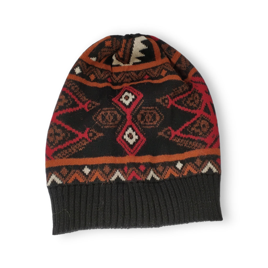 Nancy Pattern Knit Beanie