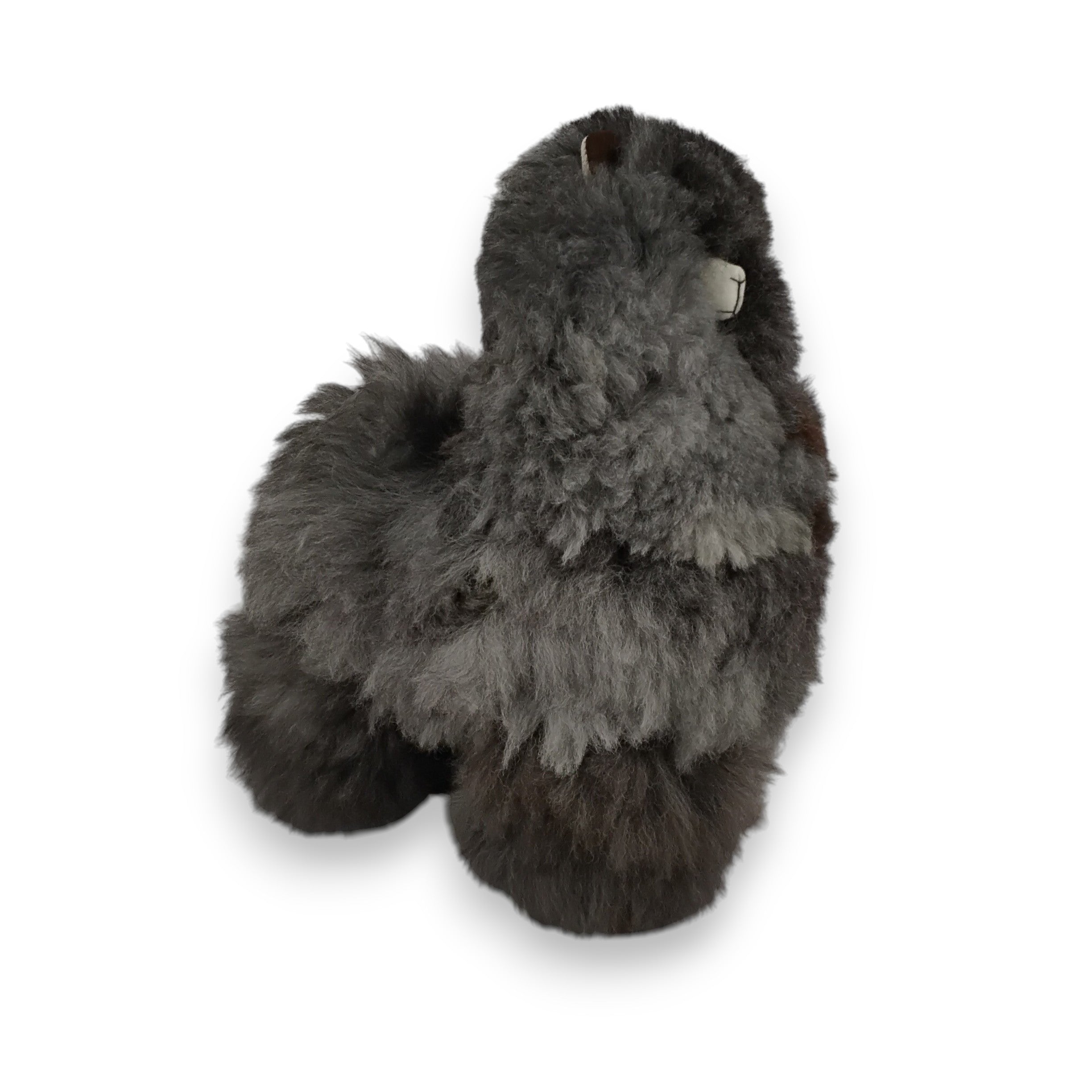 9 inch Standing Alpaca Natural Grey