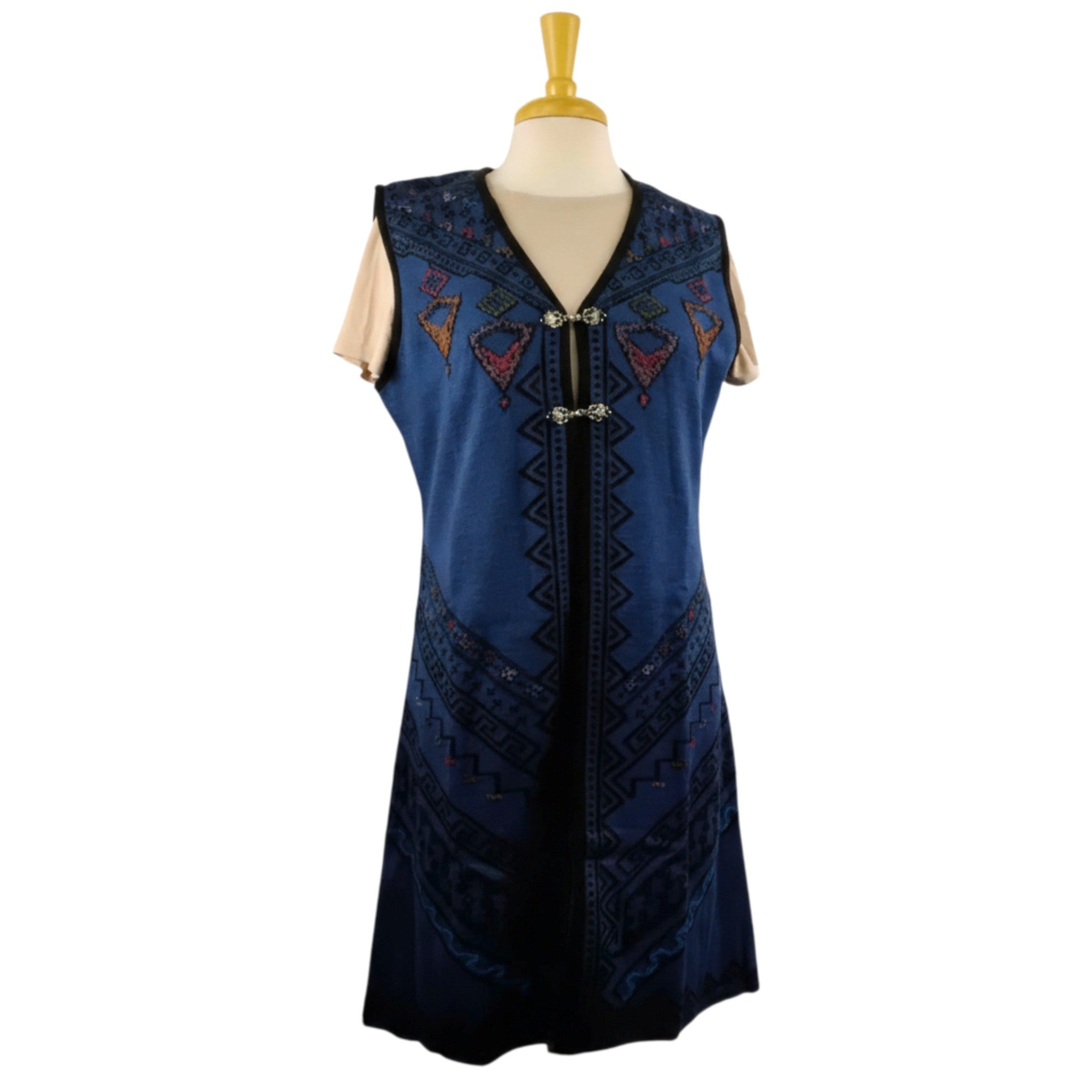 Olivia Design Long Vest with Clasps