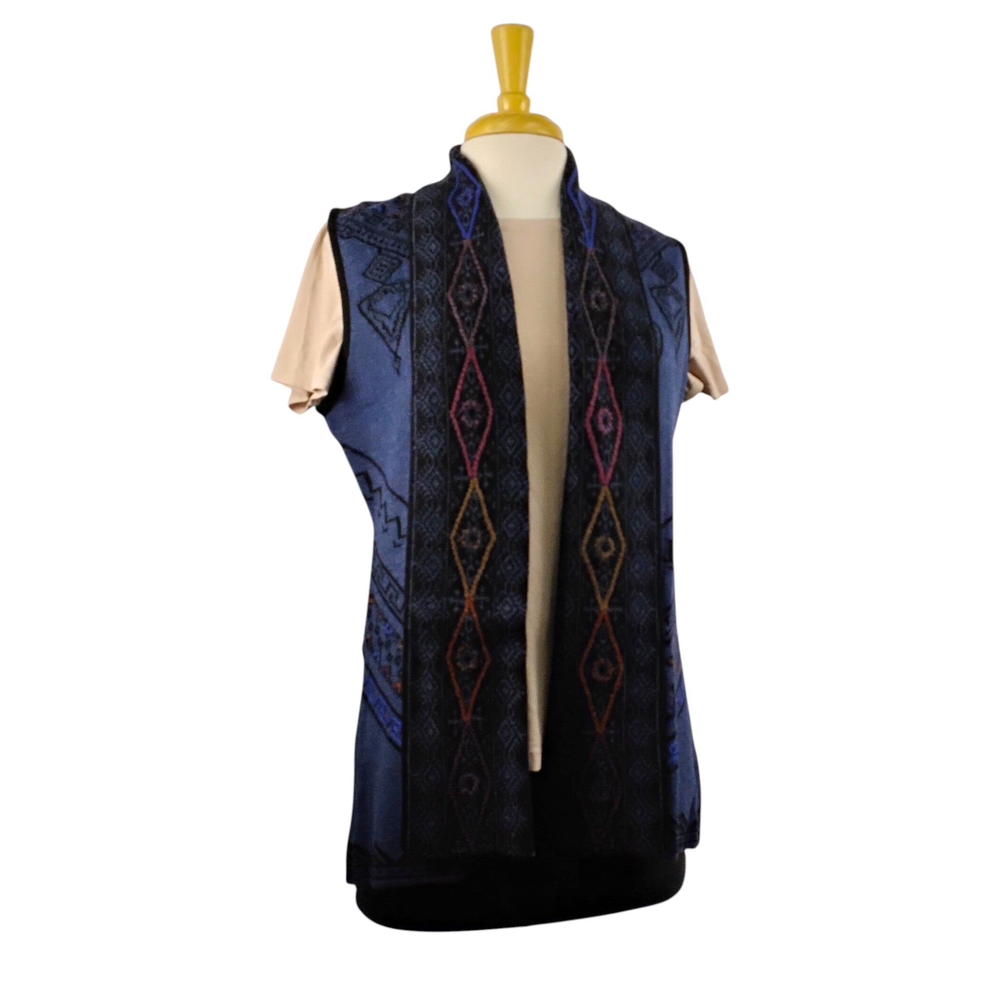 Olivia Design Short Open Front Sweater Vest