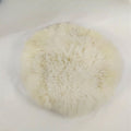 Premium Round Alpaca Fur Throw Pillow Cover